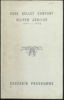 Souvenir programme, silver             jubilee, Cork Ballet Company, 1972 