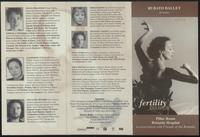 Programme, Fertility Dance, 2000