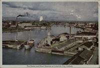 The Docks and River Shannon at Limerick City, Ireland