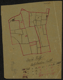 Map on tracing paper of Ballybricken South