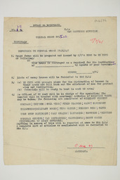 General order relating to the destruction of enemy houses