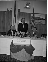 St. Patrick's Day dinner at Shannon Airport, featuring Mr Briscoe speaking