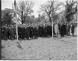 Turning of the first sod at Bunratty Castle for the Shamrock Hotel