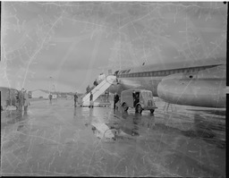 Trans World Airlines (TWA) Boeing 707 jet at Shannon Airport