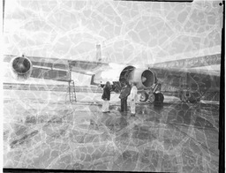 Trans World Airlines (TWA) Boeing 707 jet at Shannon Airport