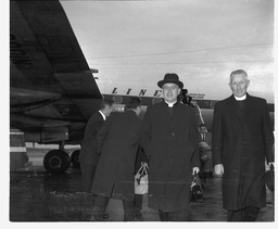 Dr Lucey, Brendan O'Regan and priest