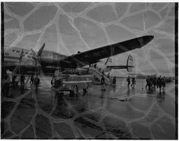 Trans World Airlines (TWA) aircraft on ramp