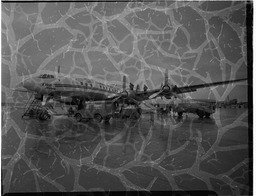 Trans World Airlines (TWA) aircraft on ramp at Shannon