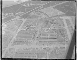 Aerial of industrial development site