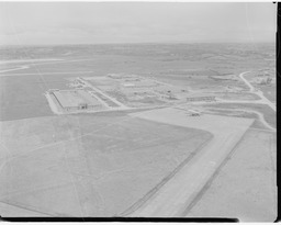 Aerial view of the development site