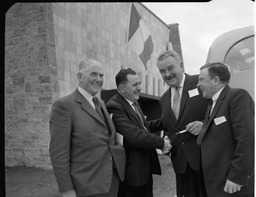 Group outside Rippen factory