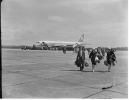 KLM Royal Dutch Airlines jet on ramp