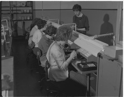 EI Electronics company girls at work