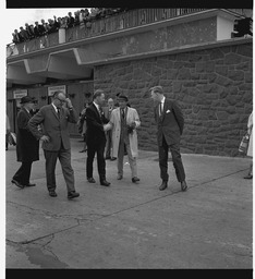 Bing Crosby departing Shannon Airport