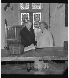 Mr and Mrs Sheppard at Bunratty Castle