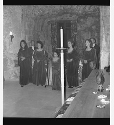 Entertainment at Dunguaire Castle