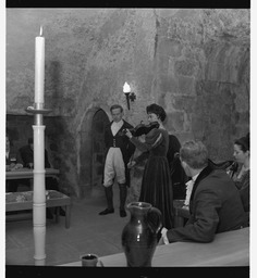 Entertainment at Dunguaire Castle