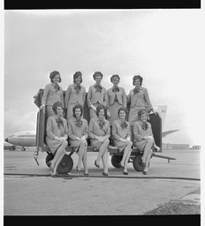 Australian Golden Girls arrive at Shannon