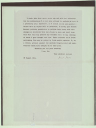 Photocopy of a letter from James Joyce to Grant Richards, 4