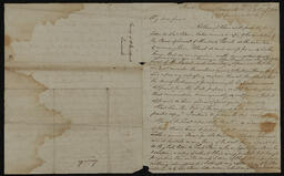 Letter from Joseph M. Harvey, April 1830