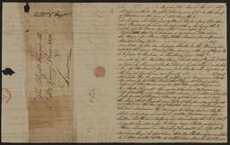 Letter from William Clarke Hignett, March 1827