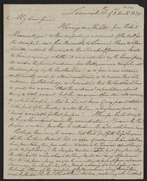 Letter from Joseph M. Harvey,