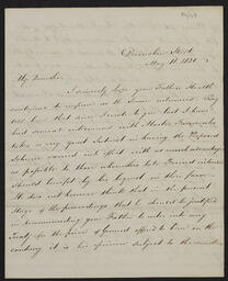 Letter from William Leake relating to unspecified building schemes, May 1830