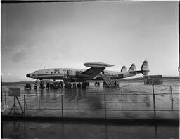 Trans World Airlines (TWA) Super G plane on ramp at Shannon (2)