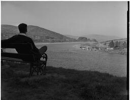 Man enjoying view in Killaloe