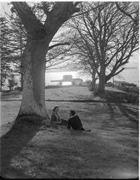 Hunting scene in North Tipperary and couple