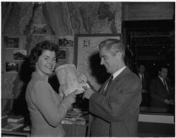 "Dennis the Menace" author and Una Barry