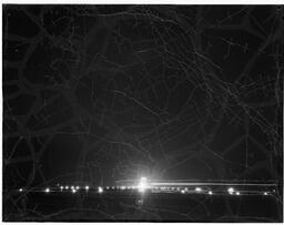 Shannon Airport at night - Lights on runway (1)