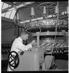 Mr Williams, Machine Chief in Lana Knit, at work (1)