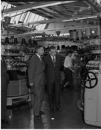 Seán Lemass at factories - Lana Knit