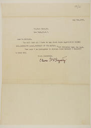 Letter from Oliver St. John Gogarty to Edward P. McGrath
