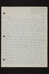 Letter from Vivien Mercier to Edward P. McGrath