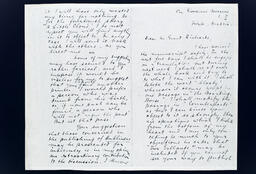 Photocopy of a letter from James Joyce to Grant Richards