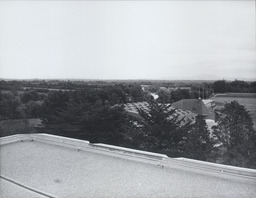 [View of NCPE building from Plassey     House.]