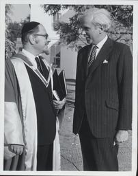 Chief Rabbi and Chairman of Planning Board September 1972