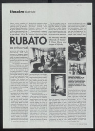 Press review, A Close Shave and Images of Nijinsky,             Blackrock National College of Dance, 1990