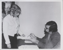 Registration of first student September 1972