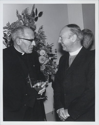  Bishop of Limerick, Ardfert and Aghadoe with unidentified priest September 1972