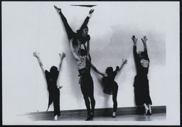 Black and white photograph, Kevin McFeelys, Bull Dance, 1994