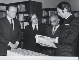  S.V. Patel, Indian Ambassador to Ireland with J.G. Lyons, Dr Walsh and Patrick Kelly July 1974