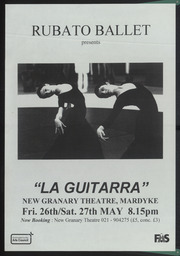 Poster, La Guitarra, New Granary Theatre, 1995