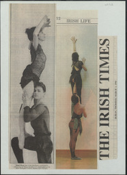 Newspaper photographs, Dance Strokes III – Bull Dance, 1994