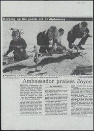 Press cutting, Children’s Art Workshops, Rubato Ballet, 1991