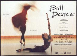 Poster, Bull Dance, Mansion House, 1995