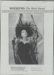 Newspaper photograph, Fiona Quilligan, Anna              Livia Plurabelle, 1997