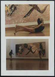 Two colour photographs, Tom Lawlor, Zelda Francesca and Barry Murray, Images of Nijinsky, 1990